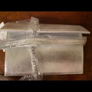 New with tags Silver Cross Body Purse